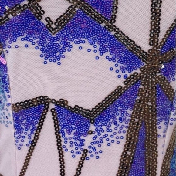 Giffniseti Women’s Pink Sequin Halter Neck Backless Maxi Dress Sz S - New - Picture 10 of 11